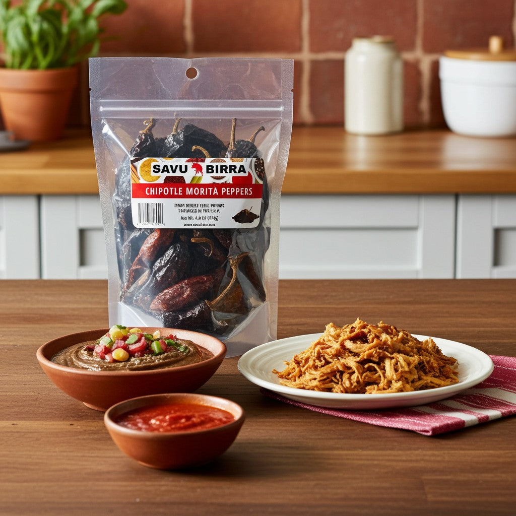 Whole Dried Chipotle Morita Peppers