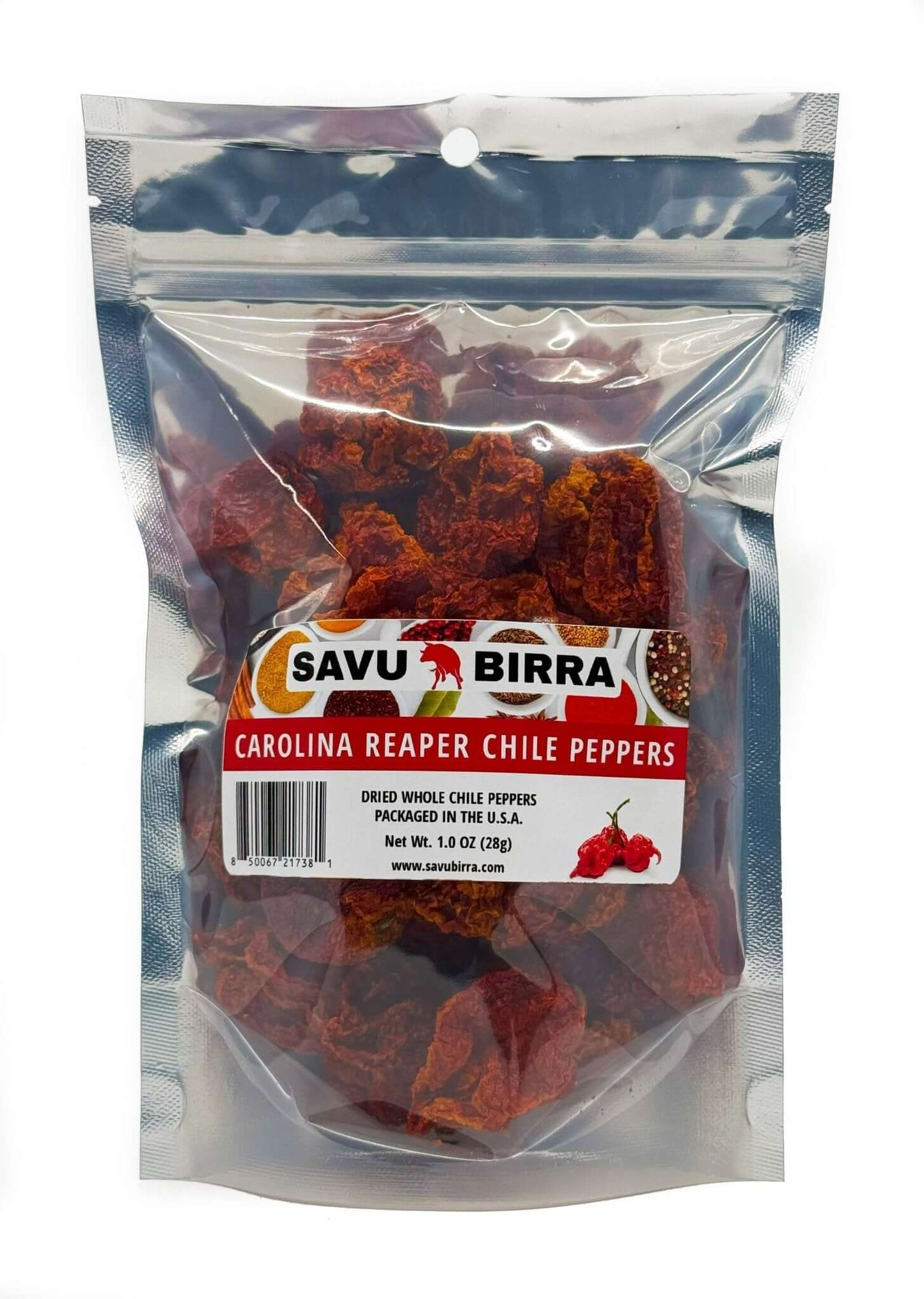 Carolina Reaper Chile Peppers, Whole - Dried1