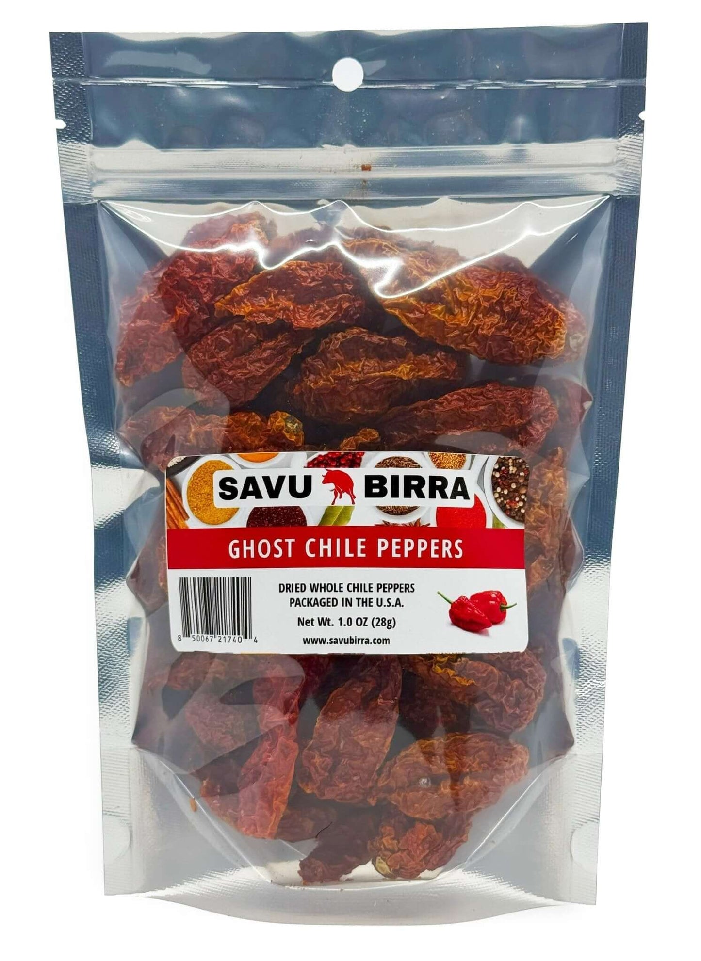 Ghost Chile Pepper, Whole - Dried1