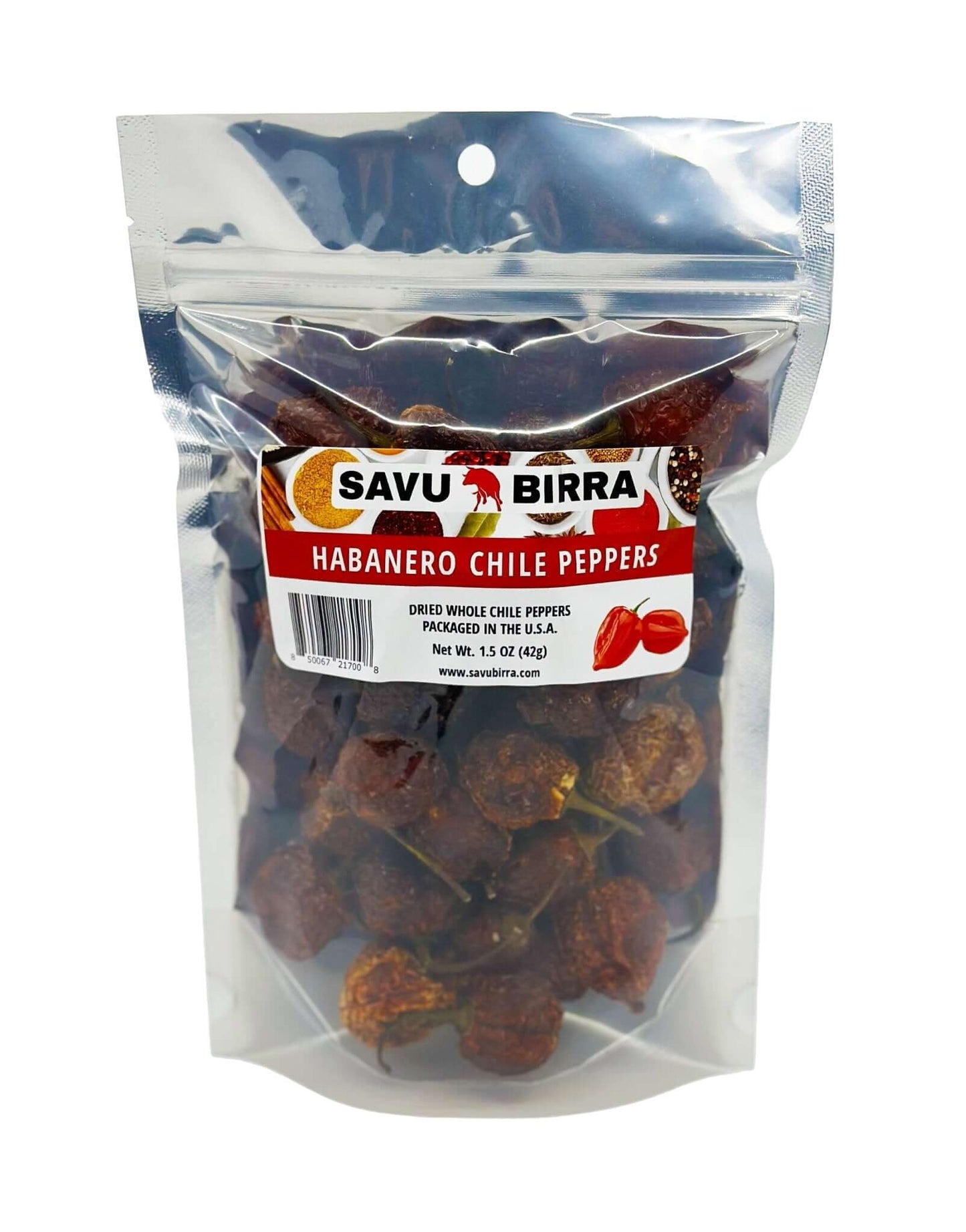 Whole Dried Habanero Chile Peppers1