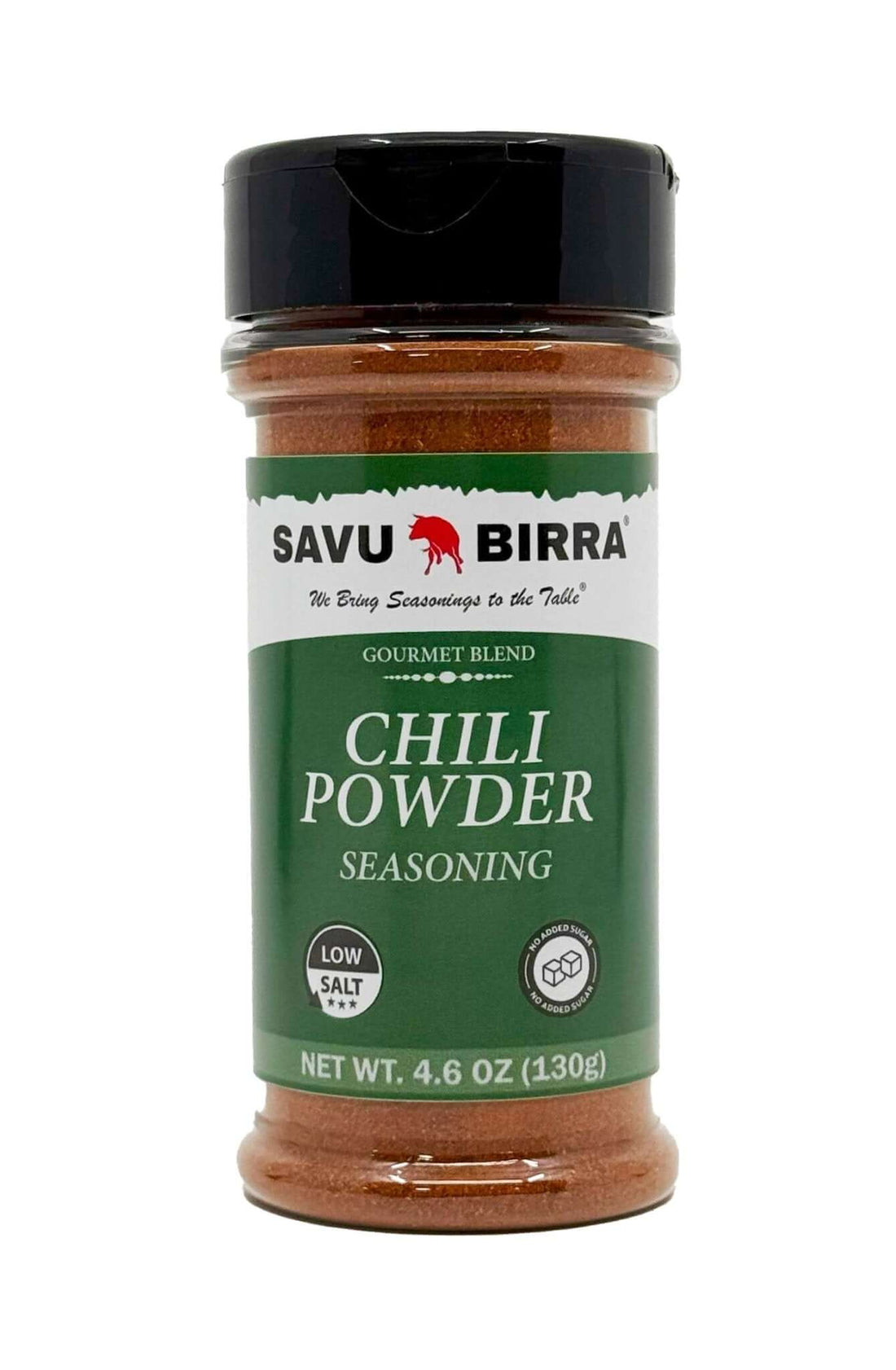 Savu Birra Chili Powder seasoning blend used in sweet potato and black bean chili