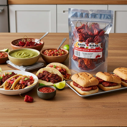 Carolina Reaper Chile Peppers, Whole-Dried
