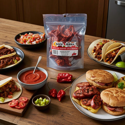 Carolina Reaper Chile Peppers, Whole-Dried