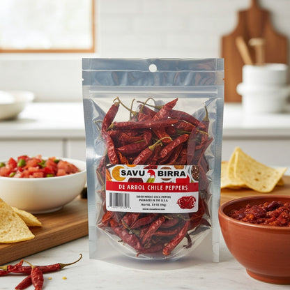 De Arbol Chile Pepper, Whole-Dried