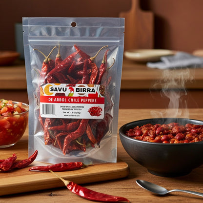 De Arbol Chile Pepper, Whole-Dried
