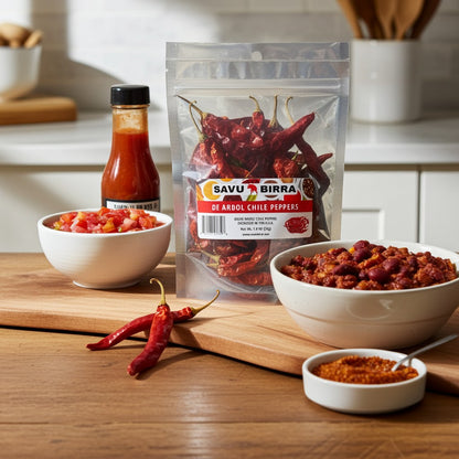 De Arbol Chile Pepper, Whole-Dried