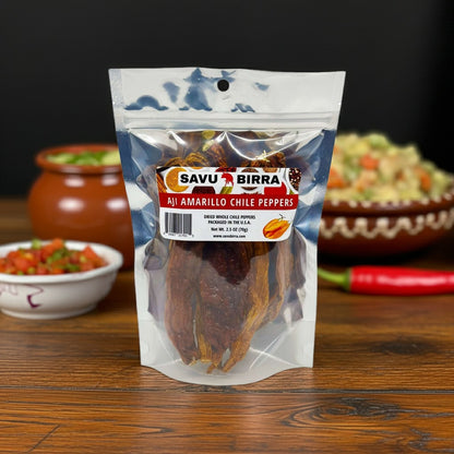 Whole Dried Aji Amarillo Chile Peppers