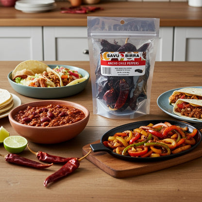 Whole Dried Ancho Chile Peppers