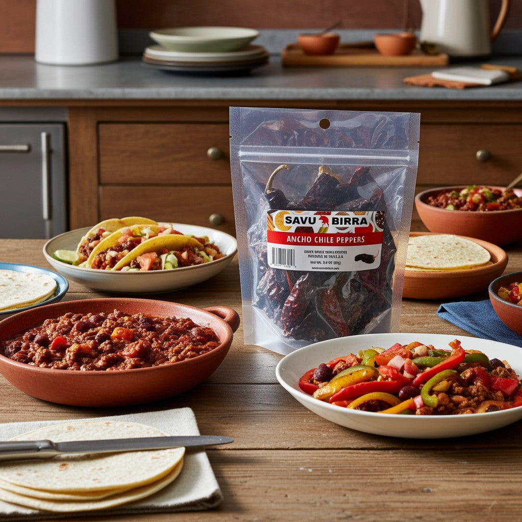 Whole Dried Ancho Chile Peppers