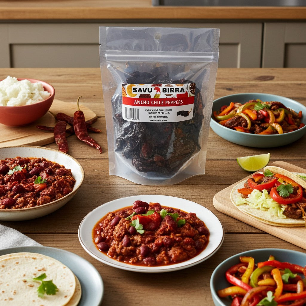 Whole Dried Ancho Chile Peppers