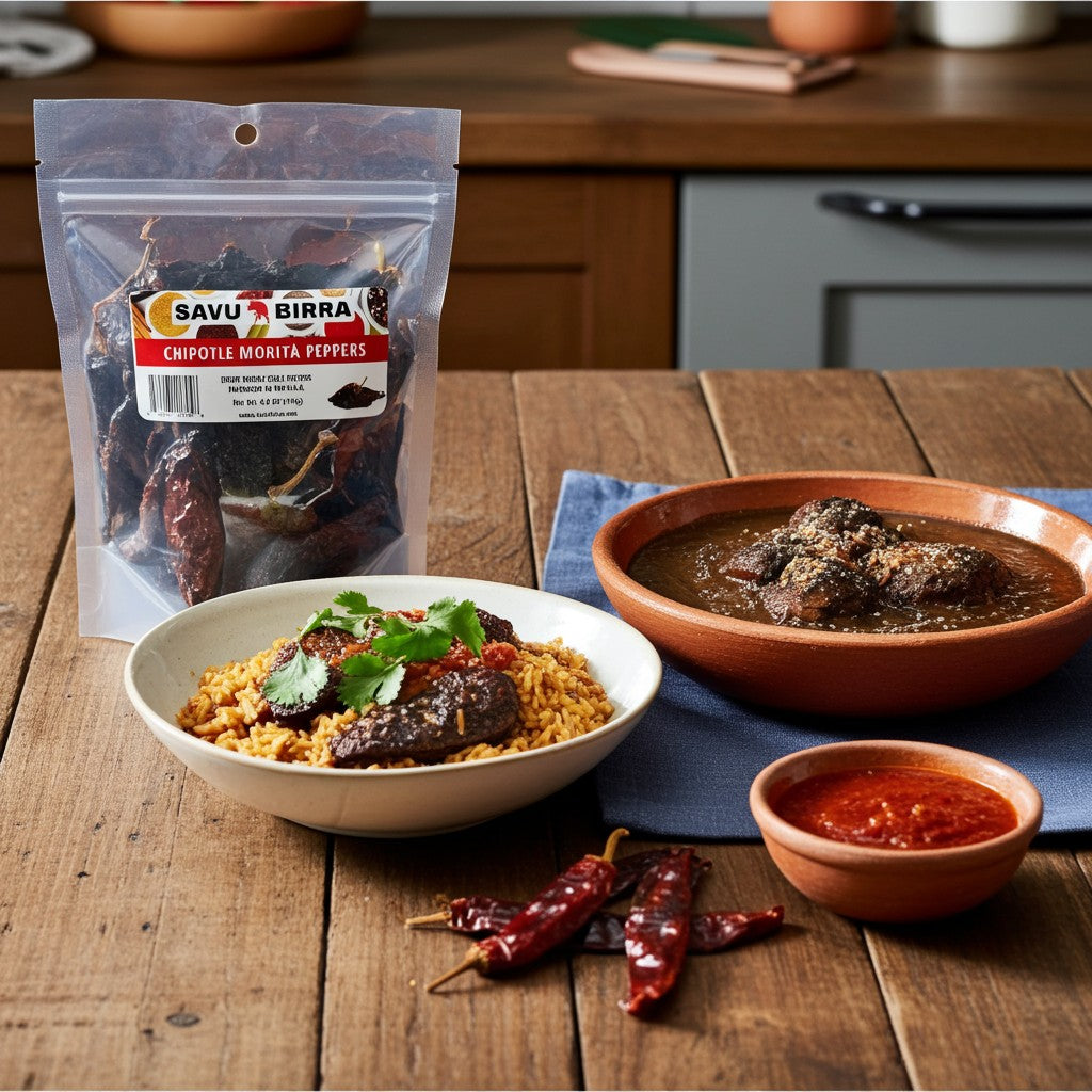 Whole Dried Chipotle Morita Peppers