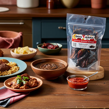Whole Dried Chipotle Morita Peppers