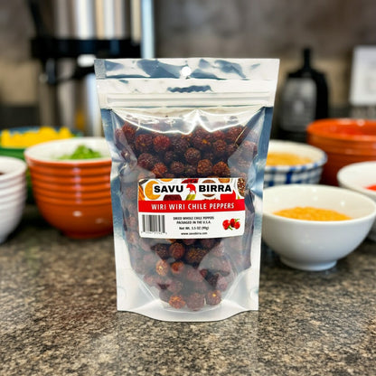 wiri wiri chile pepper in pouch