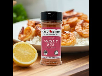 Savu Birra Shrimp Rub