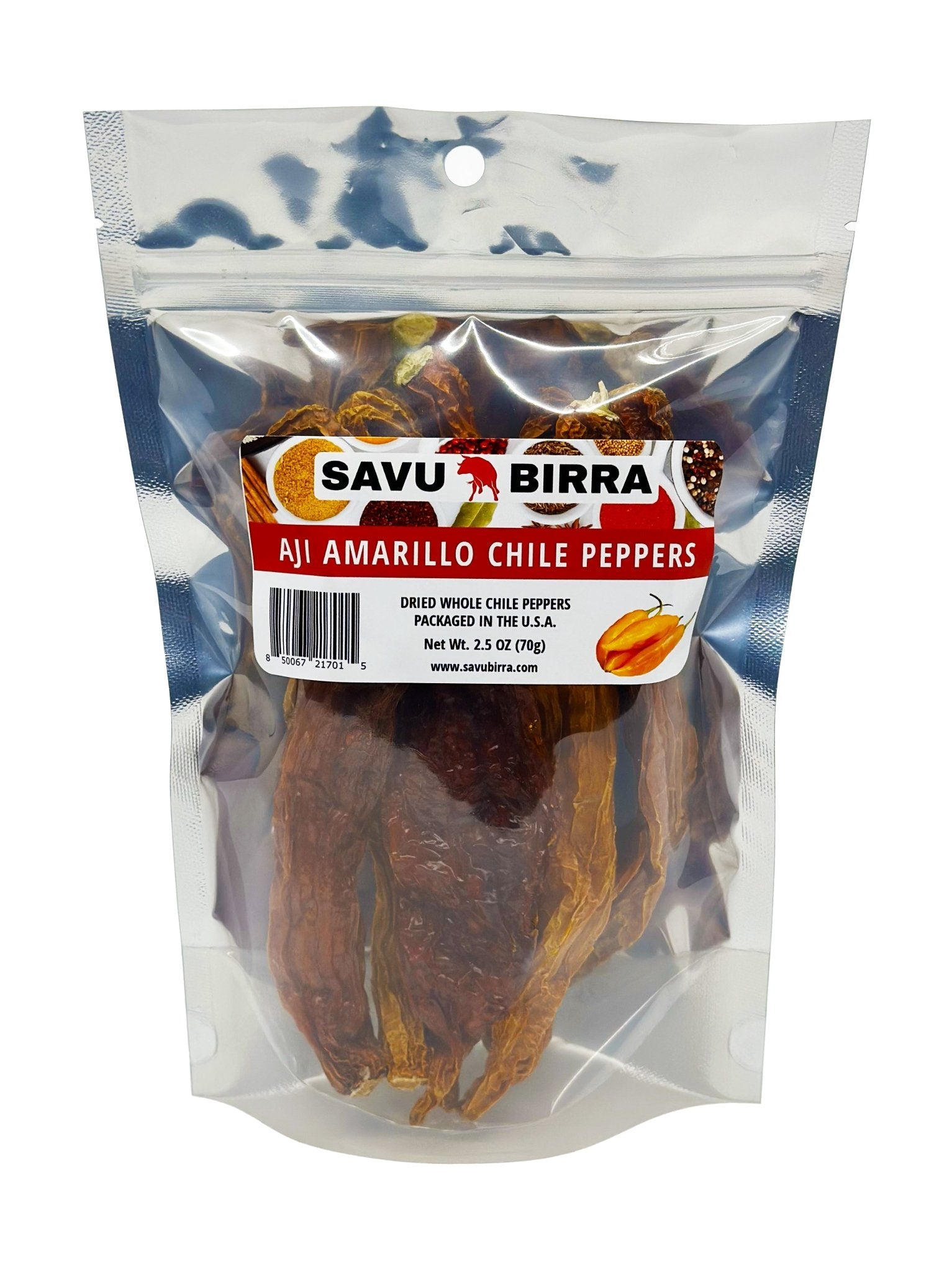 Whole Dried Aji Amarillo Chile PeppersSavu Birra LLC